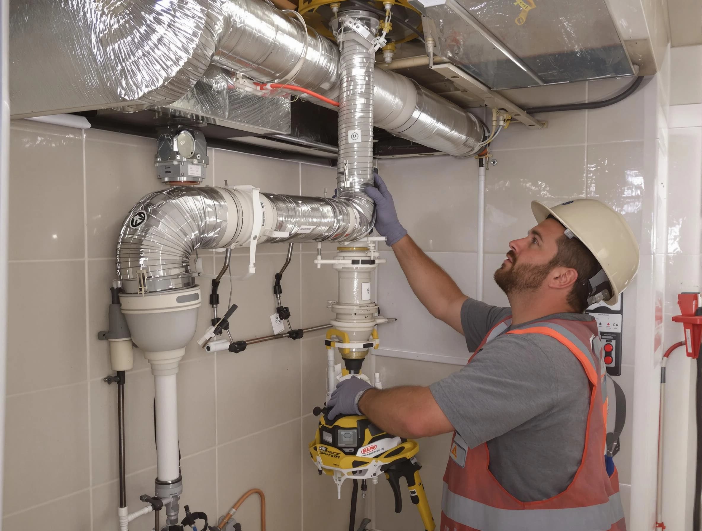 Weymouth Dryer Vent Cleaning expert performing professional dryer vent repair and installation in Weymouth