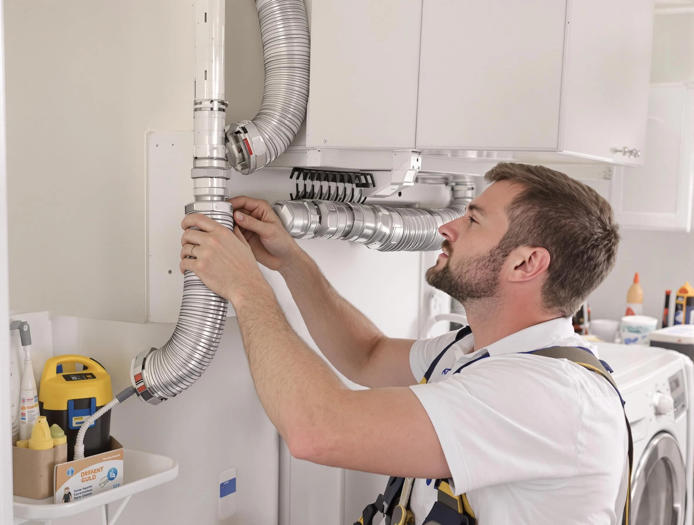 Professional dryer vent repair and installation by Weymouth Dryer Vent Cleaning in Weymouth