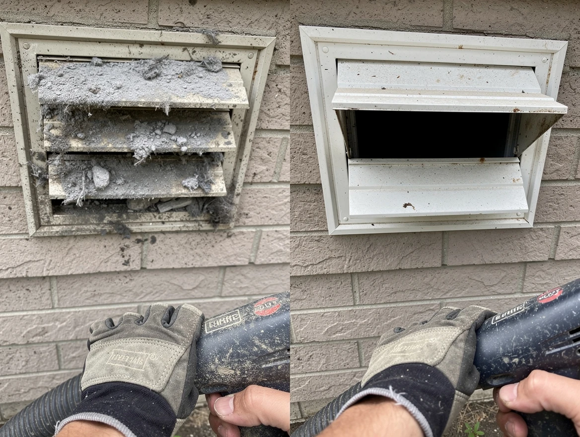 Professional dryer exhaust vent cleaning by Weymouth Dryer Vent Cleaning in Weymouth