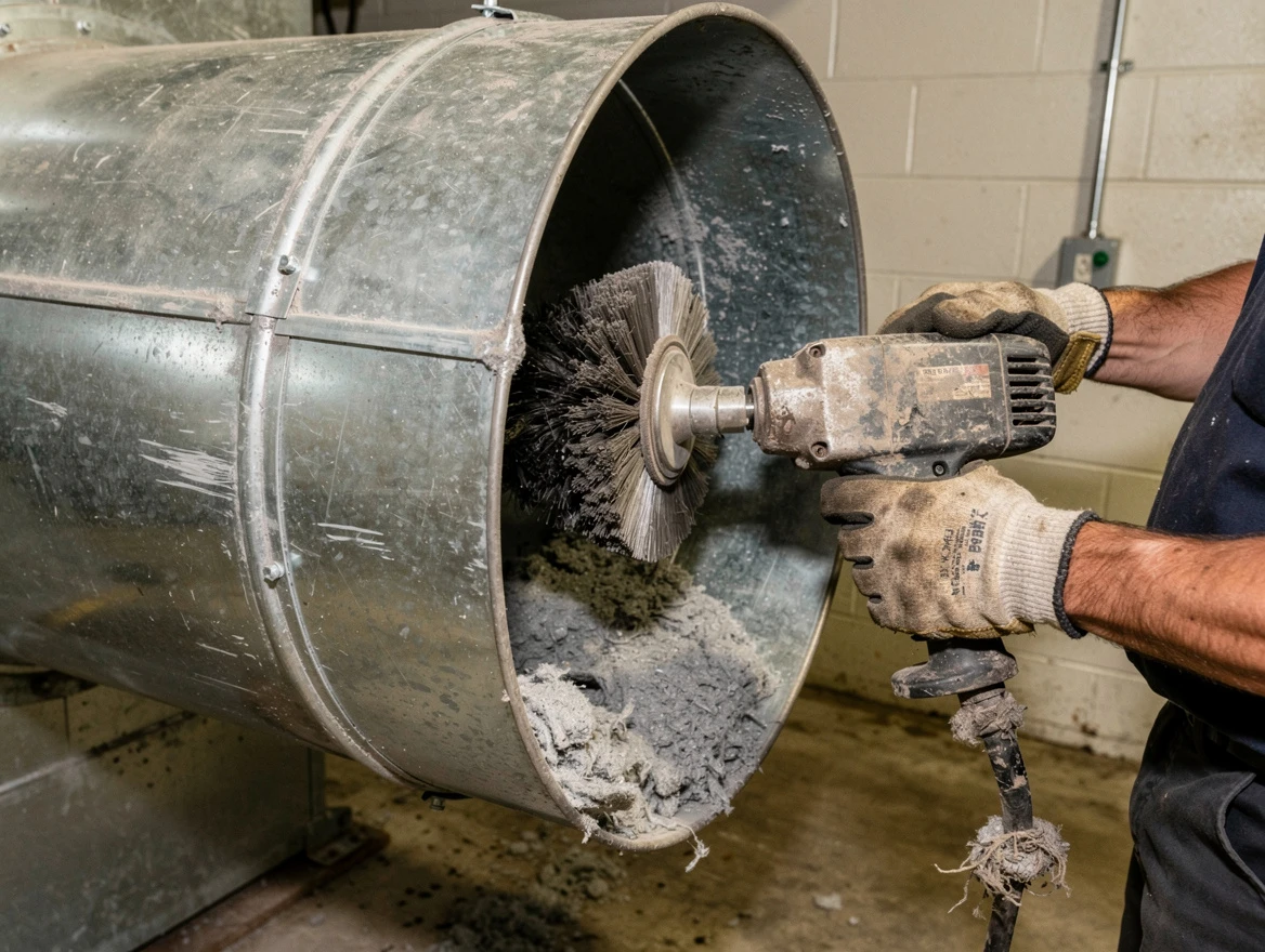 Industrial-grade dryer vent cleaning by Weymouth Dryer Vent Cleaning in Weymouth