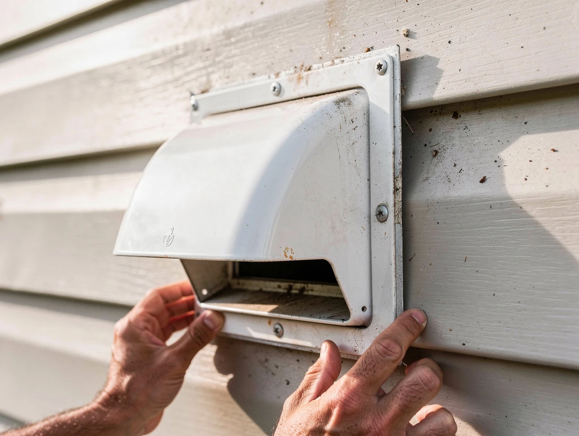 Weymouth Dryer Vent Cleaning technician delivering thorough residential dryer vent cleaning service in Weymouth