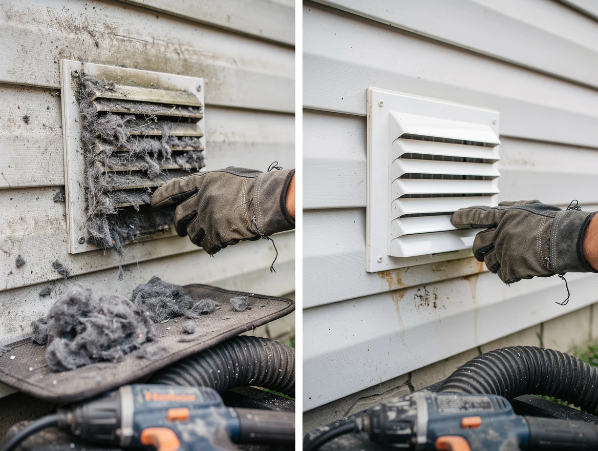 Residential dryer vent cleaning by Weymouth Dryer Vent Cleaning in Weymouth